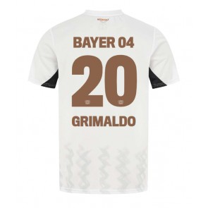 Bayer Leverkusen Alejandro Grimaldo #20 Gostujuci Dres 2024-25 Kratak Rukavima